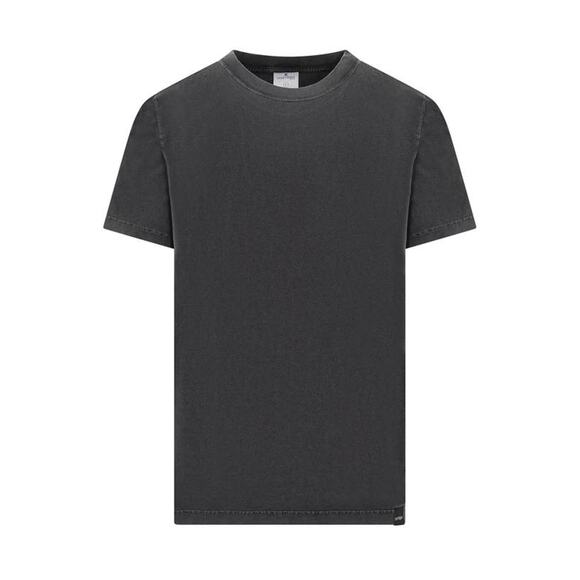 Courreges Mens AC Crew Neck T Shirt in Stonewashed Grey L - Picture 4 of 5